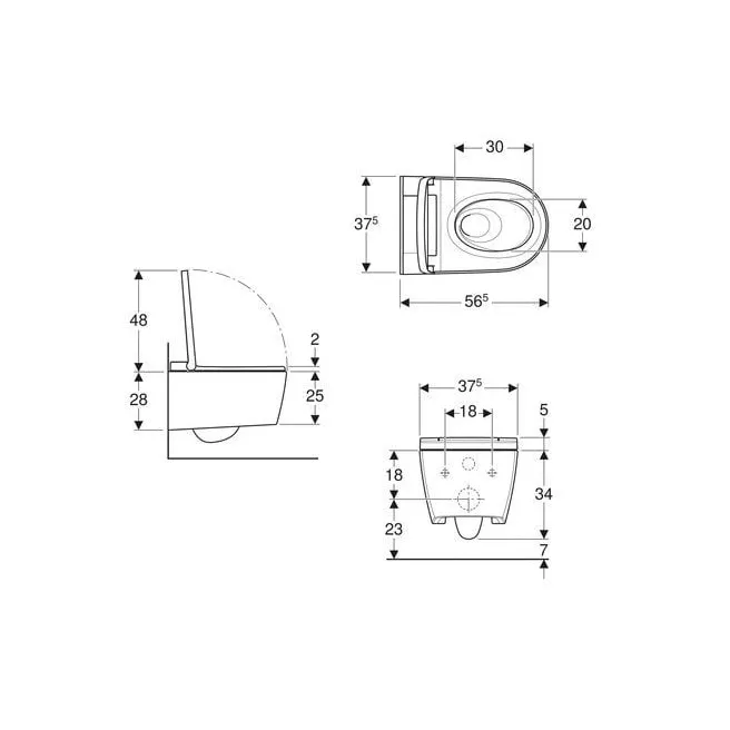 AQUACLEAN SELA douchewc Geberit 146.220.11.1
