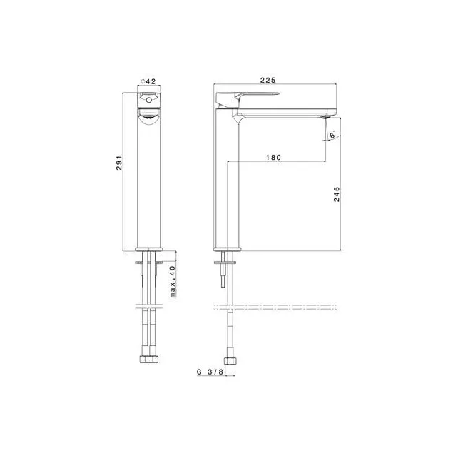 NERO robinet mitigeur lavabo Van Marcke Origine 20005676 NERO robinet mitigeur lavabo Van Marcke Origine 20005676