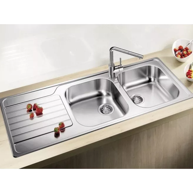 DINAS 8S keukenspoelbak 1160X500 Blanco 523376