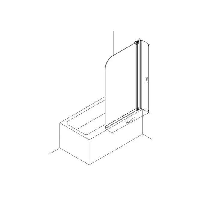 PANNELLO PAROI BAIN 80X140 VM INTRO 20002761