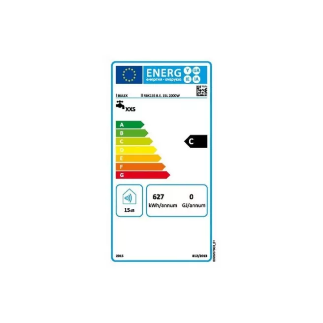 RBK 15S elektrische boiler onder spoelbak 15L Bulex B01142001 RBK 15S elektrische boiler onder spoelbak 15L Bulex B01142001