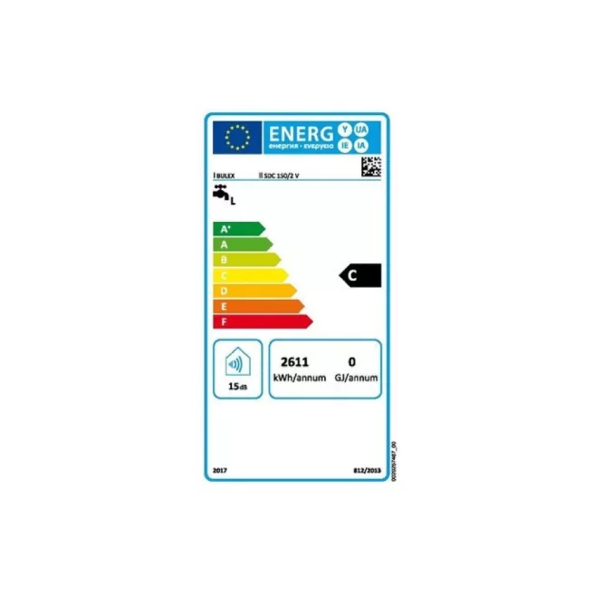 SDC 150 V2 boiler électrique mural 150L Bulex 0010022836