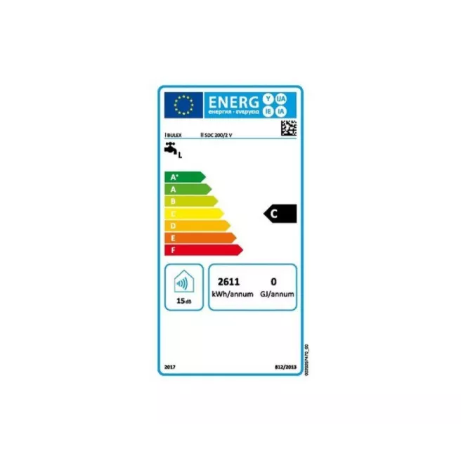 SDC 200 V2 boiler électrique 200L Bulex 0010022839 SDC 200 V2 boiler électrique 200L Bulex 0010022839
