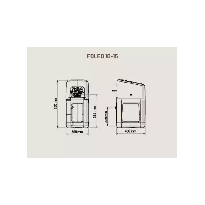 FOLEO-5800 XTR waterontharder 10L PENTAIR 4000116