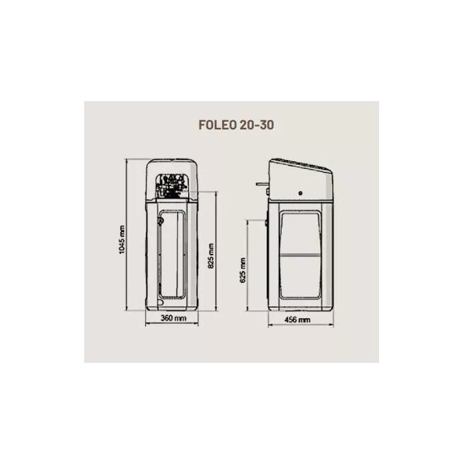 FOLEO 5800 XTR adoucisseur eau 20L Pentair 4000118