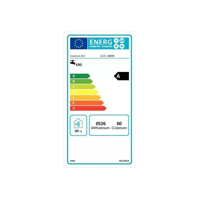 Q-LINE Q15 BOILER CUISINE 15L INVENTUM 40141520 Q-LINE Q15 BOILER CUISINE 15L INVENTUM 40141520