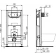 PROSYS INBOUWWC-TANK IDEAL STANDAARD R009467