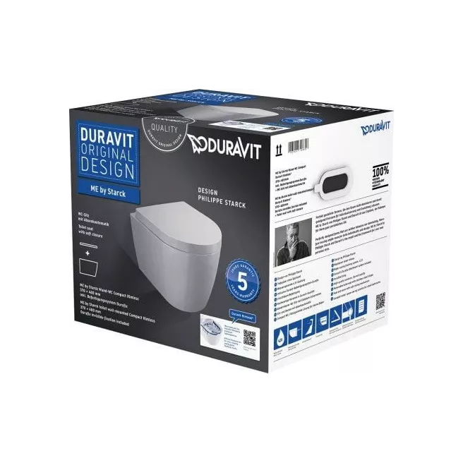 ME BY STARCK COMPACT pack wc suspendu Duravit 45300900A1 ME BY STARCK COMPACT pack wc suspendu Duravit 45300900A1