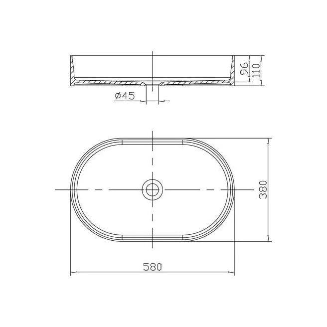 JAVA STYLE LAVABO OVALE VAN MARCKE COLLECTION 20001809
