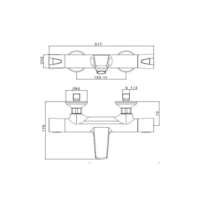 ASSANA robinet mitigeur bain douche Van Marcke Origine 20002892 ASSANA robinet mitigeur bain douche Van Marcke Origine 20002892