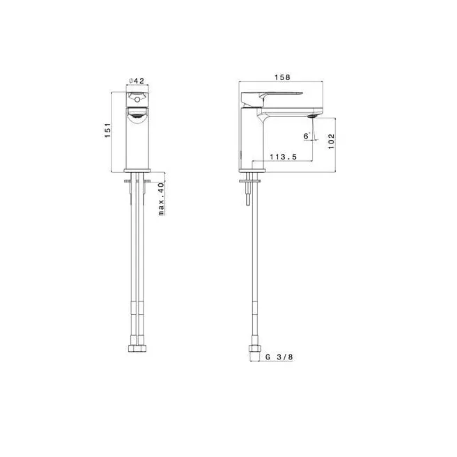 NERO Van Marcke wastafelmengkraan 20006213