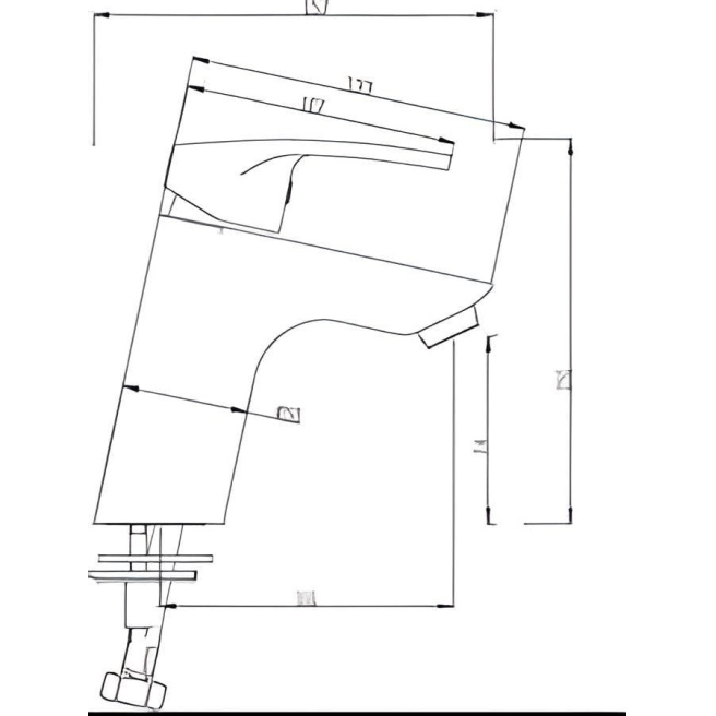 MAREA robinet mélangeur lavabo Van Marcke Origine 20002856