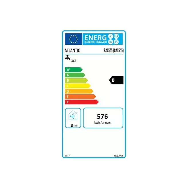 NANTO boiler électrique sous évier 15L Atlantic 821545 NANTO boiler électrique sous évier 15L Atlantic 821545