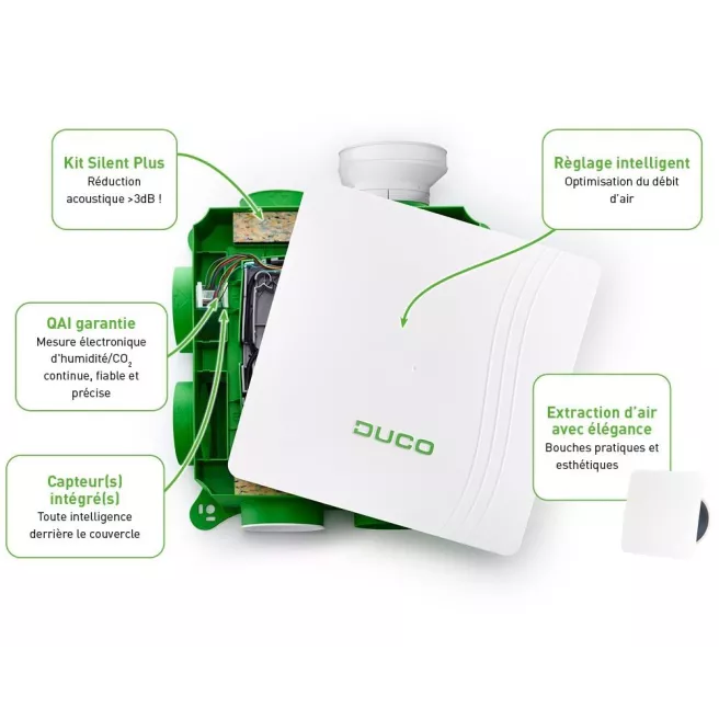 DUCOBOX FOCUS système C ventilation 400m³/h DUCO 0000-4252 DUCOBOX FOCUS système C ventilation 400m³/h DUCO 0000-4252