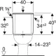 DUOBLOC SPOELTANK 3/6L GEBERIT