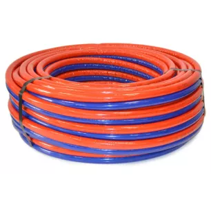 VOORGEÏSOLEERDE ROLBUIS D16 ROOD EN BLAUW VOORGEÏSOLEERDE ROLBUIS D16 ROOD EN BLAUW