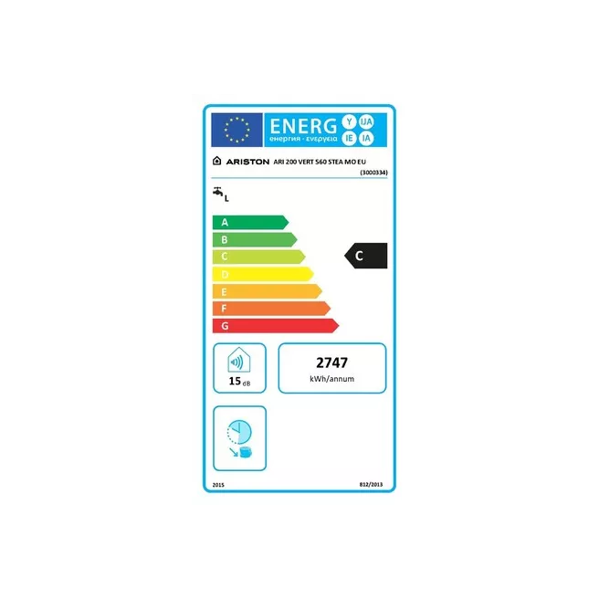 Sageo verticale mono wandgemonteerde elektrische boiler Ariston