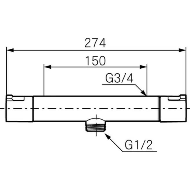 Cera T4 mitigeur douche thermostatique Mora