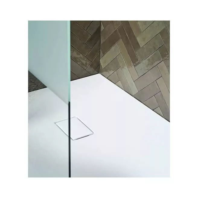 ICARUS receveur de douche blanc brillant Van Marcke