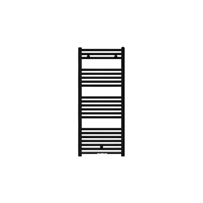 BASIC zwarte handdoekradiator Van Marcke Intro