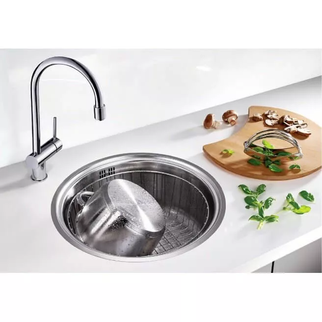 RONDOSOL inbouwkeukenspoelbak Blanco 514647