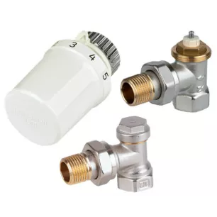 SET RACCORDEMENT RADIATEUR EQUERRE HONEYWELL VTL3000ES15