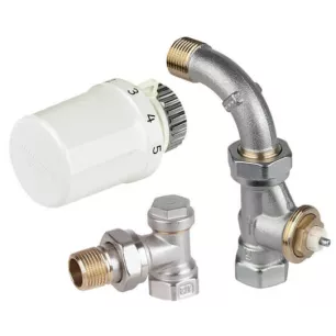 SET RACCORDEMENT RADIATEUR COUDE 1/2 HONEYWELL VTL3000BS15