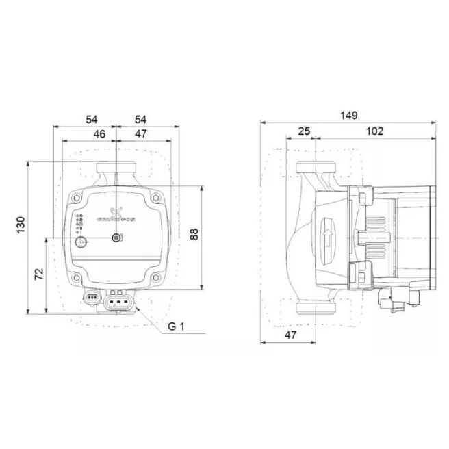 ALPHA1 L circulateur chauffage Grundfos