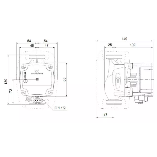 ALPHA1 L circulateur chauffage Grundfos