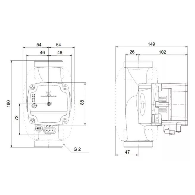 ALPHA1 L circulateur chauffage Grundfos