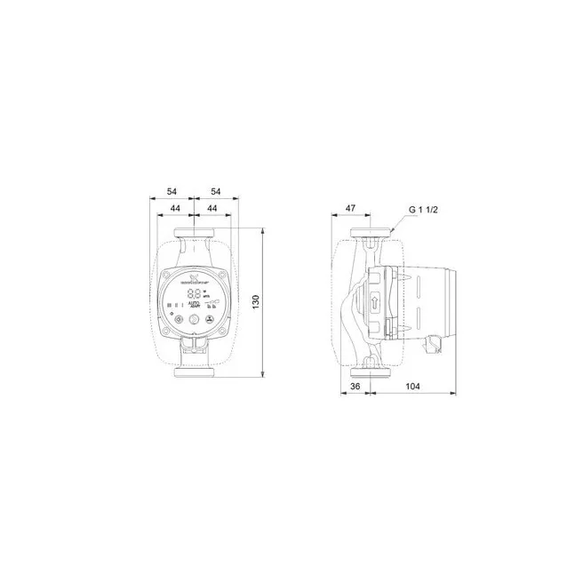 Grundfos ALPHA2 25-60 pompe de circulation 130 mm Grundfos ALPHA2 25-60 pompe de circulation 130 mm