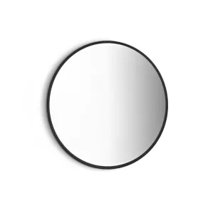 CIRCOLARE miroir rond cadre noir Van Marcke