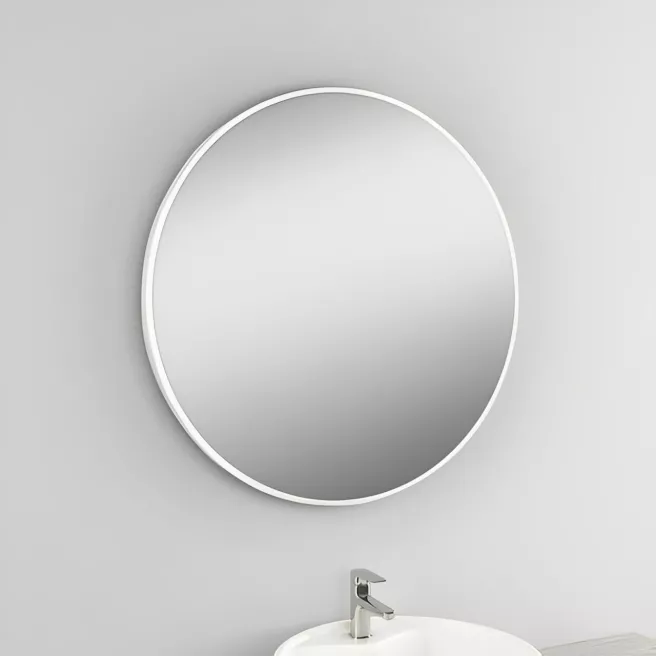 CIRCOLARE miroir rond blanc-noir Van Marcke