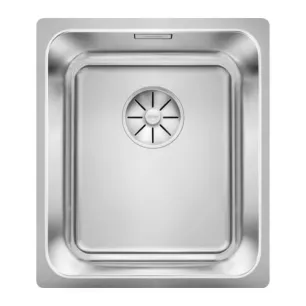 SOLIS 340-U évier inox cuisine sous-encastrer 1 bac Blanco 526115