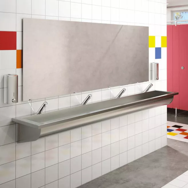 TEMPOSOFT 2 robinet lavabo à temporisation Delabie