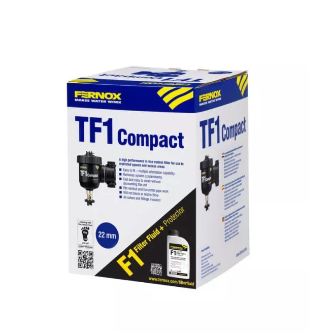Pack TF1 Compact - Fernox verwarmingscircuitfilter - slibafscheider
