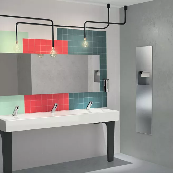 Tempomatic 4 robinet électronique lavabo chromé Delabie