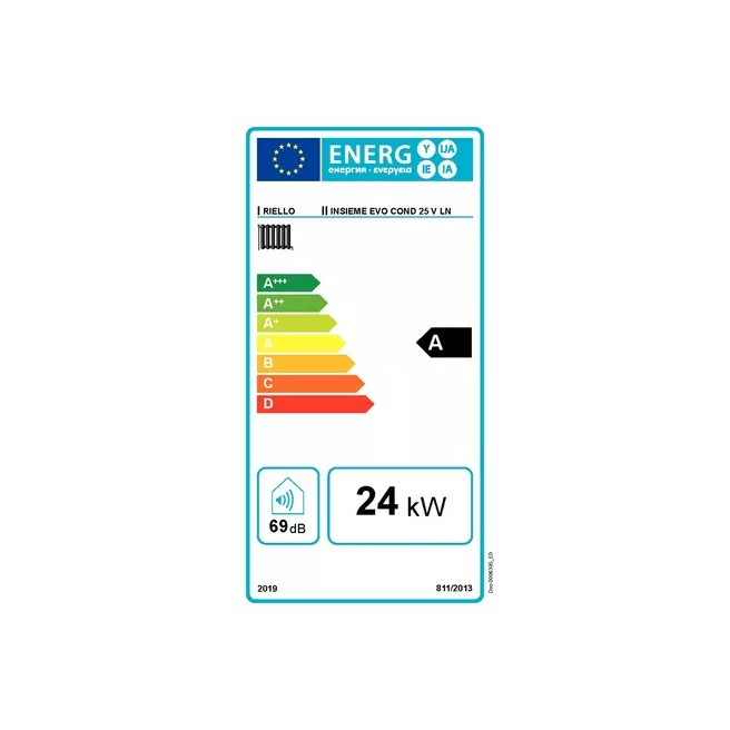 INSIEME EVO condens VLN condenserende vloerolieketel 25kW Riello 20145975