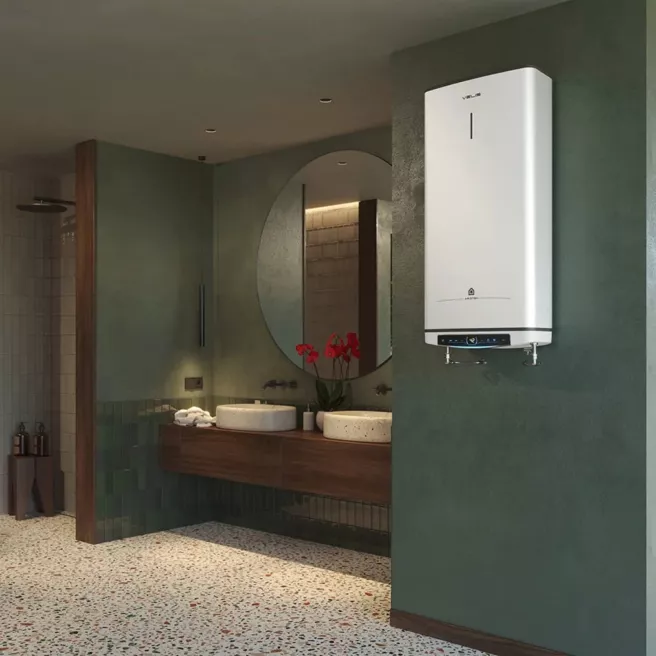 Velis Pro Dry wifi chauffe-eau électrique ultra-plat et intelligent Ariston Velis Pro Dry wifi chauffe-eau électrique ultra-plat et intelligent Ariston