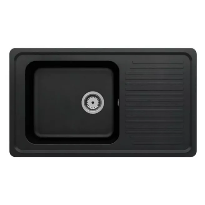 Nicola ForU évier encastrable noir 1 bac 860x500mm GO by Van Marcke