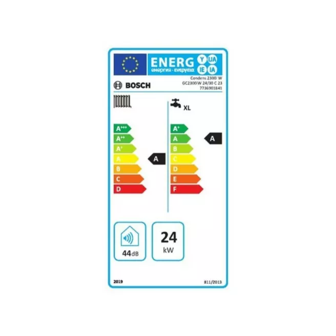 BOSCH CONDENS 2300iW 24/30 C 23 GASKETEL 24kW 7736901841